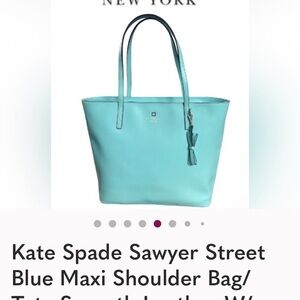 Kate Spade Turquoise Shoulder Bag